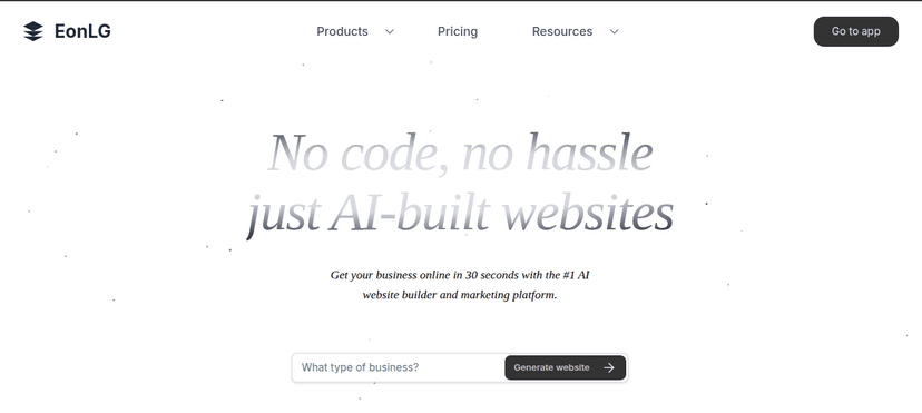 Eonlogic(AI Site Builder)